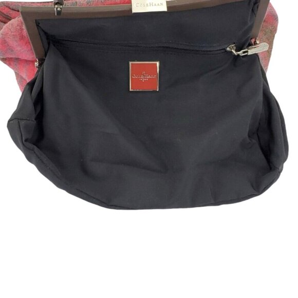 Cole Haan Pink Plaid Clutch EUC - Picture 3 of 7